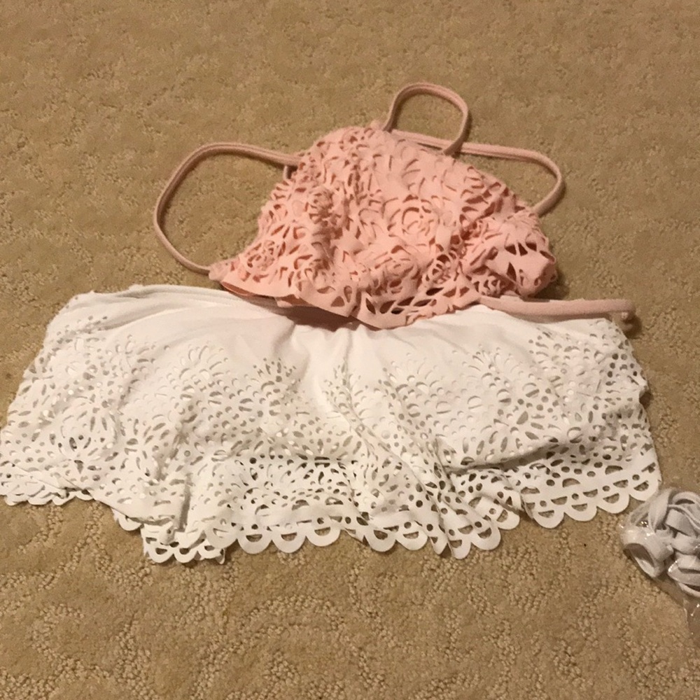 2 bikini tops